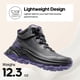 thumbnail image 3 of Botas de senderismo NORTIV 8 SNHB241W para mujer, color negro/morado, talla 10, 3 of 9