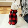 thumbnail image 5 of Pet Vest Winter Clothes for Dogs, Fleece Plaid Dog Jacket Black Size L, Warm Dog Sweater for Small Medium Dogs Cats, Cozy Pet Apparel for Cold Weather Outdoor Walking Black Size:S, 5 of 6