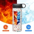 thumbnail image 6 of Yiaed Summer Life Print Water Bottle with Straw Lid, Stainless Steel Double Wall Insulated Water Bottle | Leak-Proof and Spill-Proof Water Bottle, 6 of 8