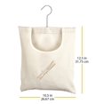 thumbnail image 2 of Whitmor 6462-789 Canvas Clothespin Bag, 2 of 6