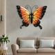thumbnail image 5 of Colgante Inspirador Mariposa Decoración de pared Decoración artesanal creativa Multicolor Hecho a mano Mariposas simuladas 3D para jardín Hogar Patio naranja negro Sunnimix Obra de arte para colgar en la pared, 5 of 8