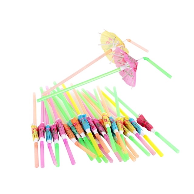 50 pajitas desechables para cóctel, pajitas para batidos, decoración divertida para bodas Hugtrwg Para estrenar