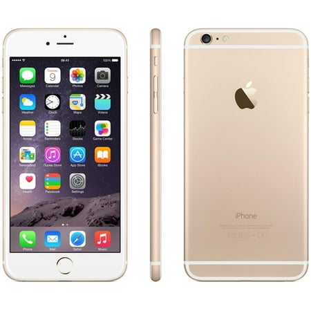 Refurbished Apple iPhone 6 Plus 64GB Gold LTE Cellular AT MGAW2LL/A