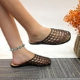 thumbnail image 6 of GJPBGK Women’s Comfortable Slip-On Jelly Sandals - Breathable Mesh PVC Flat Slippers, Closed-Toe Non-Slip Beach Shoes for Summer, Lightweight for Outdoor Travel & Casual Wear, 6 of 7