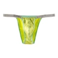 thumbnail image 1 of Penkiiy String Transparent pour Hommes g-Strings Bikini sous-Vêtements en Maille Transparente String pour Homme P Jaune, 1 of 1