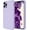 Clove Purple, variant on for iPhone 12 Case, Silicone Upgraded [Camera Protecion] Phone Case with Soft Anti-Scratch Microfiber Lining, 6.1 inch, Kumquat
