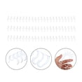 thumbnail image 4 of 50 Pcs Anneau de Classeur en Métal Blanc pour Pages de Rapport Calendrier Fournitures Universitaires, 4 of 8