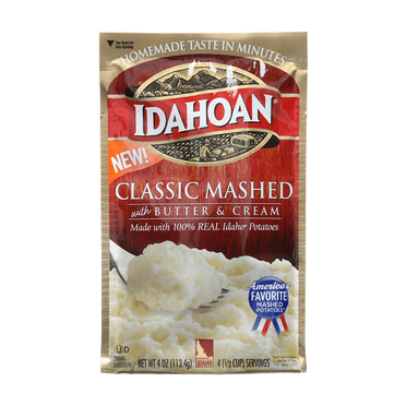 Pack of 4 Idahoan Classic Mashed Potatoes 4 oz