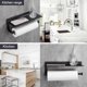 thumbnail image 4 of Wall-Mounted Paper Towel Holder Paper Towel Dispenser 33cm, Metal, Black Kitchen Paper Holder, 4 of 5
