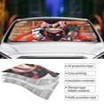 thumbnail image 3 of My Hero Academia Car Windshield Sun Shade, Front Window Sun Shades, Visor Shield Cover For Car Suv Truck, Visor Protector Blocks Uv Rays, Keep Your Vehicle Cool, Small, 51*27.5 Inch, 3 of 8