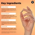 thumbnail image 4 of Vital Vitamins Brain Supplements for Memory & Focus - Nootropics Brain Support for Clarity, & Energy - with Ginkgo Biloba, Rhodiola Extract - 30 Capsules, 4 of 8