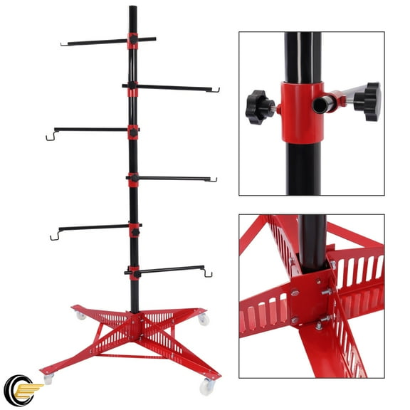 72'' Auto Body Door Bumper Fender Panel Tree Paint Stand  Holder Hang Hood Stand