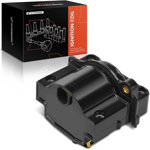 A-Premium Engine Ignition Coil Pack Compatible with Toyota Camry 1983-1991, Celica 1986-1993, Corolla 1983-1992, Tercel 1983-1987, 1990, Van 1984-1989 & Chevrolet Nova 1985-1988, 1.6L 2.0L 1.5L