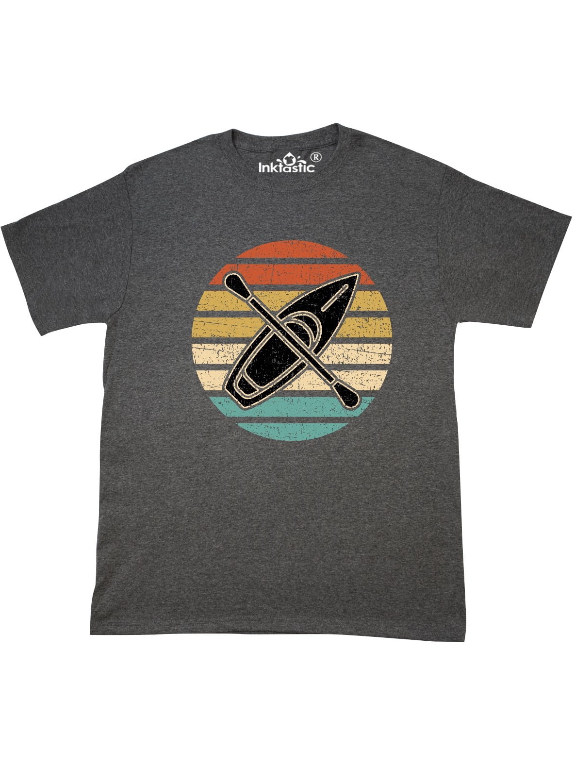 INKtastic Kayaking Gift Retro Kayak Boating TShirt