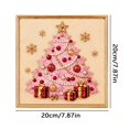 thumbnail image 5 of DIY Christmas Diamond Painting Craft Kit,Christmas Pearl Diamond Painting Art Kit for Kids Beginners Gift,Pink Christmas Tree, 5 of 5