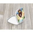 thumbnail image 2 of Chocolate Poodle Luau Compact Mirror 2.75 in x 3 in, 2 of 4