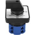 thumbnail image 4 of Interruptor de 660 V, 20 A, 4 posiciones, 2 polos, selector rotatorio, interruptor de cambio de leva giratorio universal, interruptor de inversión de motor eléctrico, 4 of 5
