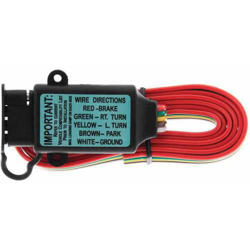Curt 55178 Non Powered 3 To 2 Wire Splice In Trailer Tail Light Converter 4 Pin Wiring Harness Walmart Com Walmart Com