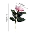 thumbnail image 3 of Horivan Artificial Magnolia Flower Stems in White or Pink for, 3 of 6
