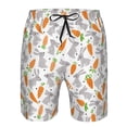 thumbnail image 3 of Pofeuu Cute Rabbit Prin Men's Swim Trunks Quick Dry Bathing Suit Swimming Board Shorts Mesh Lining Beach Swimwear-Medium, 3 of 6