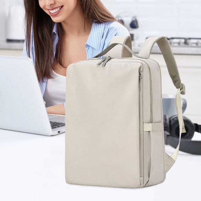 Maletín para Portátil Bolso Ordenador Mochila Portátil Bandolera Resistente Impermeable Acolchado Adecuado para Estudiantes Viajes Negocios Tamaño blanco
