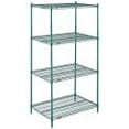 thumbnail image 4 of Global Industrial 24367G 36 x 24 x 74 in. Nexel Poly-Z-Brite Wire Shelving, Green, 4 of 4