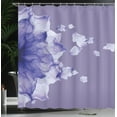 thumbnail image 3 of Ambesonne Flower Shower Curtain, Abstract Futuristic Artwork, 69"Wx84"L, Lavender Blue, 3 of 4