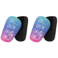thumbnail image 1 of 1 Par Miniespinilleras Espinilleras Pequeñas Protector Piernas Fútbol (XS) Color Morado, 1 of 6