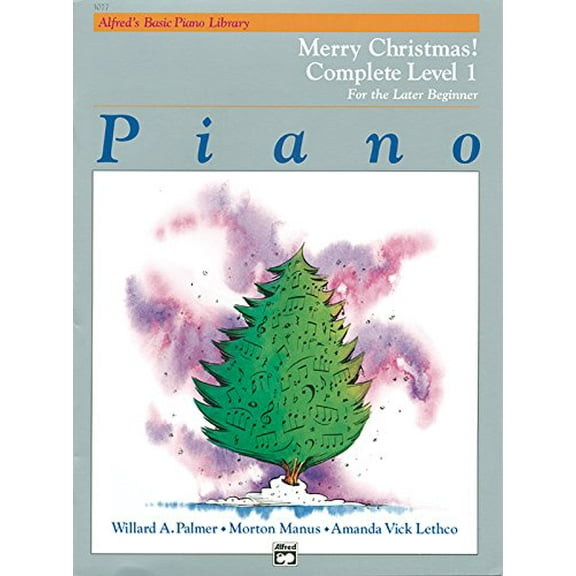 Pre-Owned Alfred's Basic Piano Library Merry Christmas! Complete, Bk 1: For the Later Beginner (Alfred's Basic Piano Library, Bk 1) (Paperback) 073901594X 9780739015940