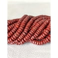 thumbnail image 4 of The Gems Grid Red Jasper Heishi Beads 5.5–6mm Polished Natural Gemstone 8 Inch Strand, 4 of 4