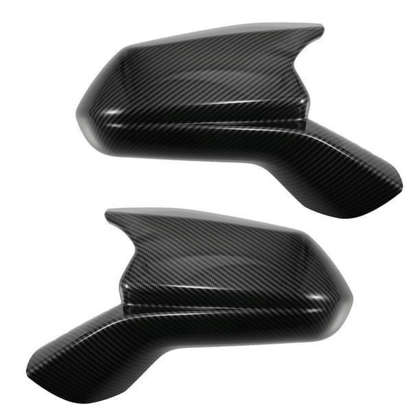 1 Par Retrovisor Lateral Espejo Cubierta Carbono Fibra Patrón para Chevrolet