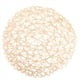 thumbnail image 3 of 12 Manteles Individuales Redondos Trenzados de Papel, Antideslizantes, Resistentes Al , para Mesas de Comedor, Manteles Individuales para Interiores & Exteriores, Color Beige, 3 of 5