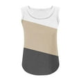 thumbnail image 5 of GERsome Athletic Tank Tops for Girls Summer Square Neck Sleeveless Loose Fit Tops Kids Girls Workout Running Sport Dancewear Shirts 5-14 Years, 5 of 6
