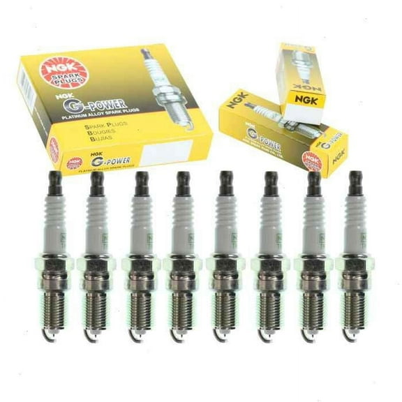 8 pc NGK G-Power Spark Plugs compatible with Chevrolet Suburban 1500 5.3L 6.0L V8 2000-2014