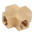 thumbnail image 3 of Brass Pipe Fitting,1/4'' FNPT Brass Pipe FNPT Pipe Fitting Pipe Connector Smart Functionality, 3 of 8