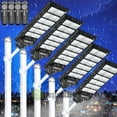 99000000LM 1000W Led Solar Street Light Parking Lot Area Light Dusk to ...