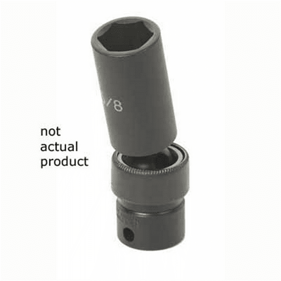 Grey Pneumatic 3/8" Drive x 21mm Deep Universal Socket