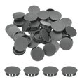 thumbnail image 1 of Uxcell 64PCS 40mm Tapones de Agujero de Plástico Gris Oscuro, Tapas de Agujero de Panel Tipo Flush, 1 of 6