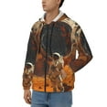 thumbnail image 3 of Naloa Astronaut Exploring Mars Men’s Hoodies, Zip up Hoodie, Sweatshirts,Hoodies for Men Sizes S-3XL-Large, 3 of 5