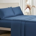 thumbnail image 3 of The Sheet Lab Cloud Embrace Sheet Sets, 4-Piece Queen, Denim Navy, 3 of 8