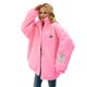thumbnail image 1 of Gibobby Sudadera Mujer Moda Sudadera cálida de lana de de imitación holgada informal a la moda de Color sólido para mujer abrigo de otoño e invierno (Rosa, XXXL), 1 of 5