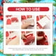 thumbnail image 2 of 12 cajas de cartón para golosinas navideñas, cajas de papel kraft para dulces navideños, cajas de regalo navideñas de papel kraft (rojo), 2 of 4