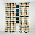 thumbnail image 2 of Designart "Classic Plaid Elegance" Plaid Blackout Curtain Panels, 2 of 4