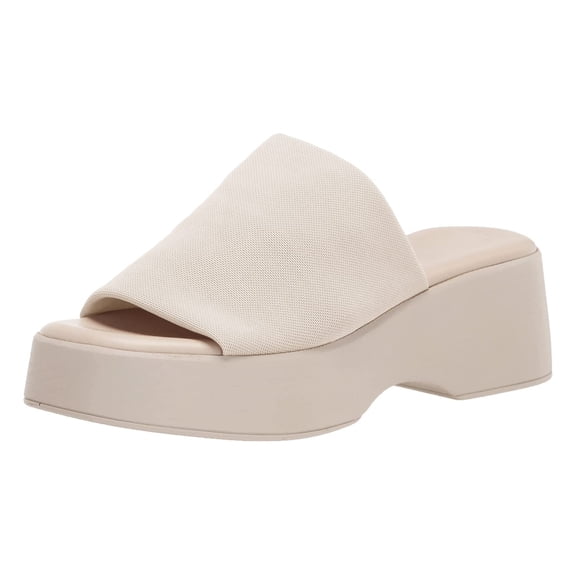 Womens Wedge SIides Sandals Platform Open Toe Slip On Elastic Band Wedges Shoes