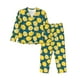 thumbnail image 1 of Balery Lemon Conjunto de Pijama con Estampado para Mujer, Conjunto de Dos Piezas con Manga Larga, Ropa de Dormir Suave con Bolsillos, Pijamas Cómodos-Small, 1 of 7