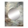 thumbnail image 2 of Designart "Horizon Of Mystic Grey Clouds" Coffee Mirror Wall Decor - Traditional Grey Food & Beverage Large Mirror For Wall Art Decor - 32" x 24" Inch, 2 of 5