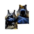 thumbnail image 3 of Batman Comic Book Detailed Batman In The Shadows Front/Back Print Tank Top Shirt, 3 of 3