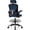 Navy Blue with Headrest, variant on ATHOPE Office Chair Ergonomic Desk Chairs, Mesh Computer Chair with Flip-up Armrests, Adjustable Home Office Desk Chair with Lumbar Support Footrest Ring for Standing Desk, Black