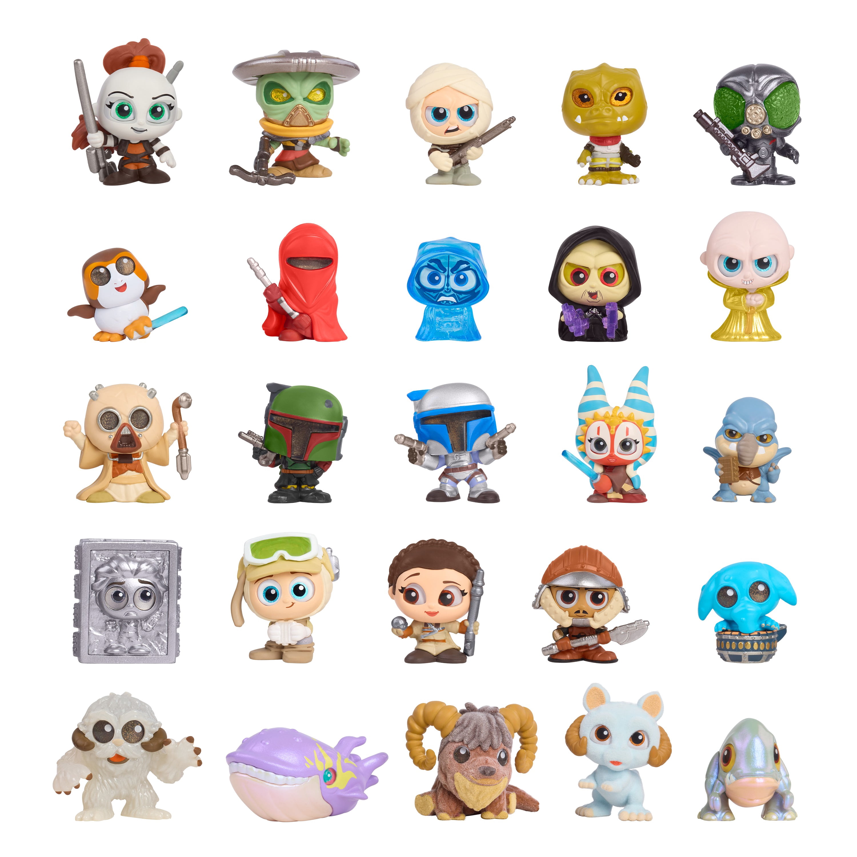 STAR WARS™ Doorables Galaxy Peek Capsule Series 5, Collectible Mini Figures, 4 Figures in Blind Capsule, Kids Toys by Just Play, Ages 5 and up
