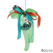 Do It Yourself Clear Glass Round Ornament - Craft Kits - 12 Pieces